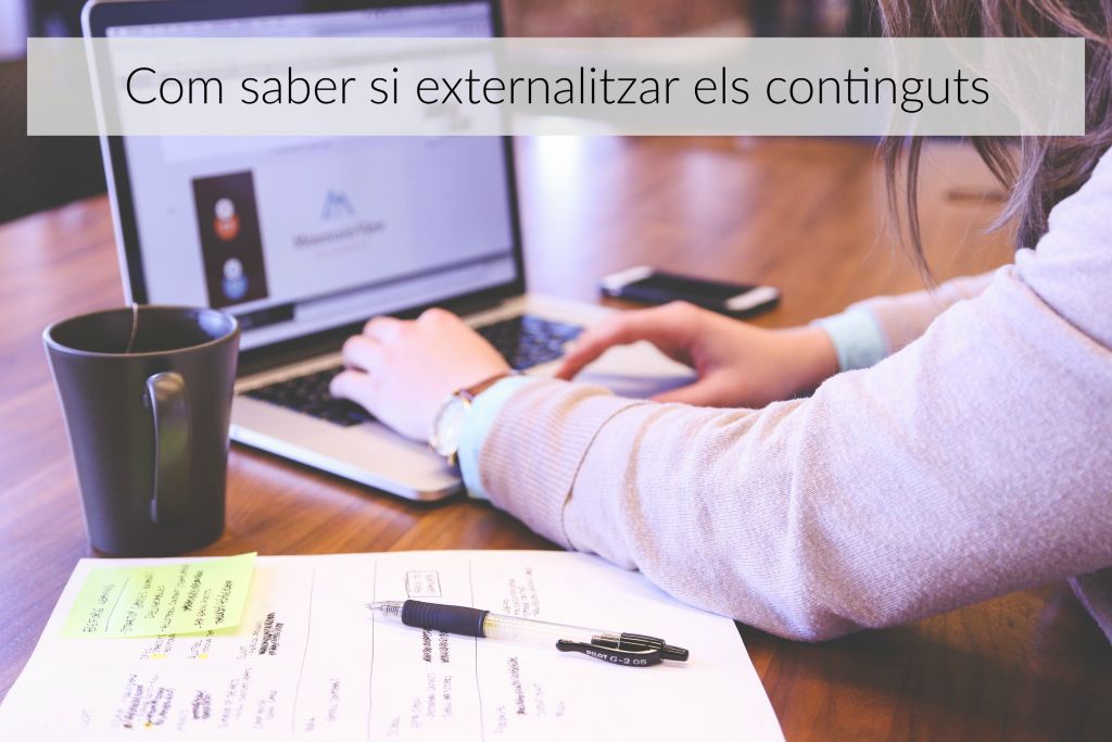 externalitzar els continguts